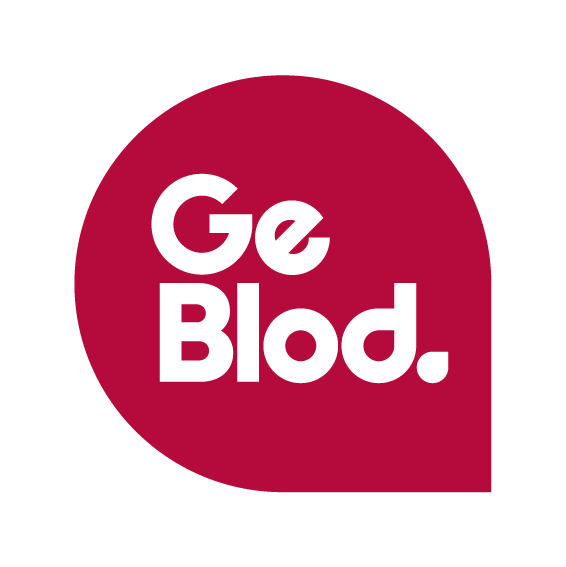 Ge blod logotyp